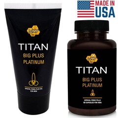 Titan Gel Platinum i Titan Big Plus kapsule - vrhunska kombinacija za povećanje penisa recenzije i popusti sexshop